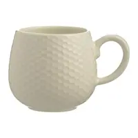 Cană crem pentru latte din ceramică 350 ml Embossed Honeycomb – Mason Cash