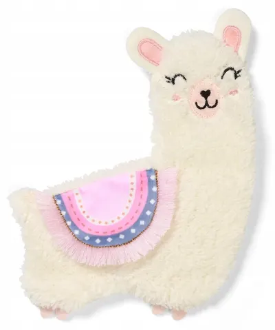 Jucărie pentru bebeluși care foșnește pentru îmbrățișat Babyono - Llama Lulu