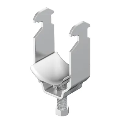 Clamp clip, single, plastic pressure trough, ALU | Type 2056 58 ALU