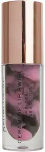 Makeup Revolution Luciu de buze Ceramide Swirl, Cherry Mauve, 4.5 ml