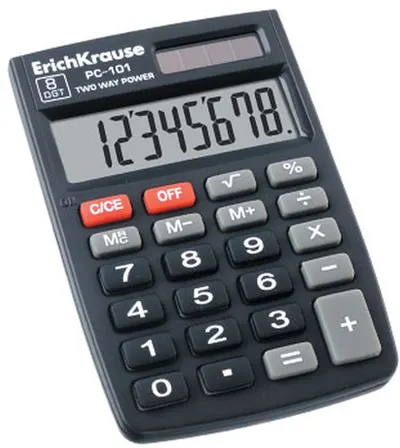 Calculator de buzunar Erich Krause - PC-101, 8 cifre