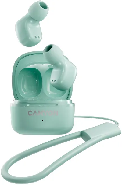 Căști wireless Canyon - OnGo 4 mini, TWS, verde