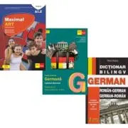 Pachet Limba germana gimnaziu. Maximal clasele 5-6, Caietul elevului si Dictionar bilingv