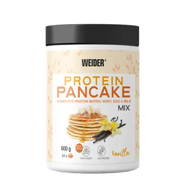 Mix pentru clătite proteice, WEIDER, vanilie, 600g