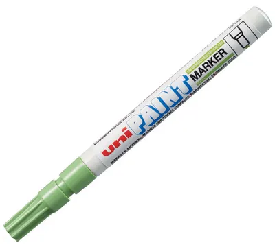 Marker permanent Uniball pe baza de ulei - Verde deschis