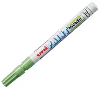 Marker permanent Uniball pe baza de ulei - Verde deschis