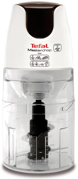 Tocător Tefal - Masterchop XL MB450B38, 0,5 l, 500 W, alb