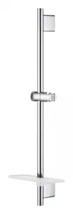Bara de dus Grohe SmartActive 26602000, aparenta, 600 mm, etajera, Crom lucios