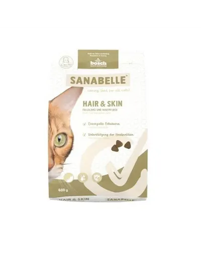 SANABELLE Hair&Skin hrană uscată pentru pisici adulte, 400 g