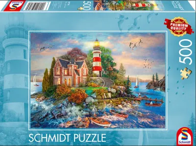 Puzzle Schmidt din 500 piese - Farul de pe stâncă