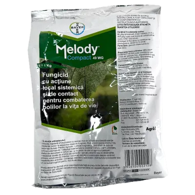 Melody Compact 49WG 1 kg fungicid sistemic si de contact, Bayer, mana (vita de vie) - Default Title