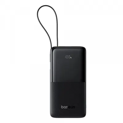 Baterie Externa Baseus Bipow 2, 10000mAh, 20W, QC + PD, 1 x USB-A - 2 x USB-C, Neagra P10077101113-00