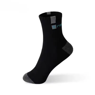 Set 10 perechi de sosete pentru barbati, SS228, negru, marime universala (39-43)