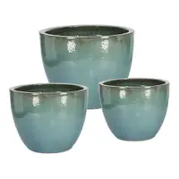 Ghivece 3 buc. din teracotă handmade ø 46 cm Quang – Bizzotto