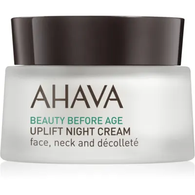 AHAVA Beauty Before Age crema de noapte cu efect lifting pentru fata, gat si piept 50 ml
