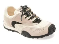 Pantofi sport GRYXX alb-negru, 6235, din material textil
