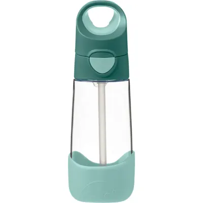 b.box Bottle with Straw biberon cu pai Emerald Forest 1 buc