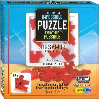 Joacă de copii Eureka - Puzzle mozaic imposibil, 19 piese