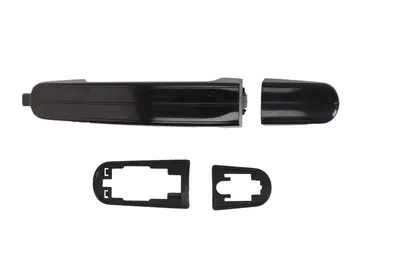 Maner usa Stanga/Dreapta Fata potrivit FORD FOCUS II 2004-2008 - (exterior; negru/grund)