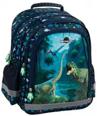 Ghiozdan școlar Derform Dinosaurs 19 - Cu 2 compartimente