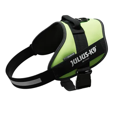 Ham JK9 IDC Power 2XL, neon, reflectorizant, circumferința piept 82-115 cm, pentru câini cu greutate de 40-70 kg
