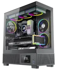Calculator Sistem PC Gaming OptimX Prime Kian, AMD Ryzen 5 5600X 3.70 - 4.60GHz, 16GB DDR4, 512GB SSD, Nvidia RTX 3050 6GB, Windows 11 Pro