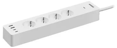 Prelungitor inteligent Osram – Smart+, Wi-Fi, 4 prize, 4xUSB, alb