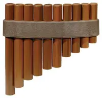 Flaut PanTMA - PFK-10, 10 tuburi, tonalitate C, maro