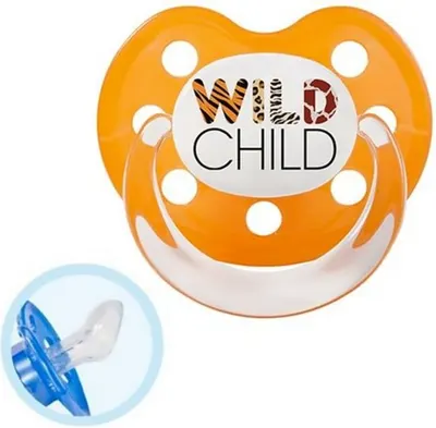 Baby Nova Suzetă din silicon Edition, mărimea 2, portocaliu