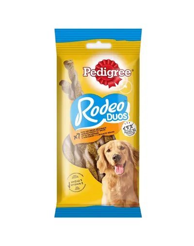 PEDIGREE Rodeo Duos 123g Batoane caine, cu pui si bacon