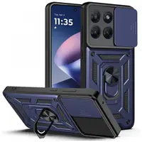 Husa pentru Motorola Moto G47 / G37, Techsuit, CamShield, Albastra