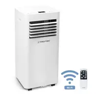 Aer conditionat portabil Trotec PAC 2020 E, WiFi, 7000 Btu/h, Dezumidificare, Ventilare, Timer, Pentru 26 mp, Telecomanda