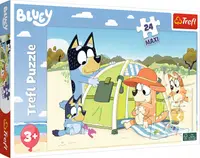 Puzzle Trefl din 24 de piese maxi - Ziua cea mare a lui Bluey