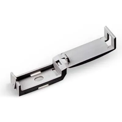 Fixing clamp for screw mounting; plastic; gray