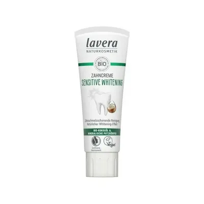 Pasta de dinti pentru albire cu ulei de cocos si minerale Sensitive Whitening 75ml Lavera
