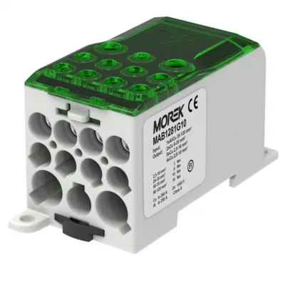 Distribuitor OJL280A green in 1xAl/Cu120 out 2x35/5x16/ 4x10mm² Distribution block