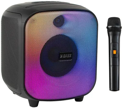 Sistem audio Xmart - X-BASS BS30, cu microfon wireless, negru