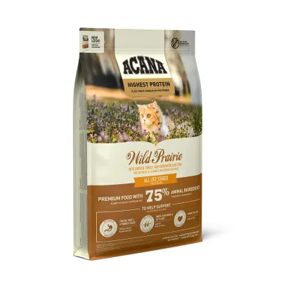 ACANA Highest Protein Wild Prairie, hrană uscată fără cereale pisici ACANA Regionals Wild Prairie, hrană uscată fără cereale pisici, 4.5kg