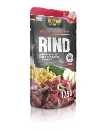 Hrana umeda pentru caini Belcando cu vita 125 gr