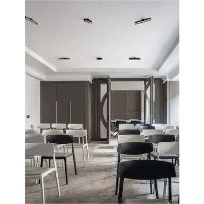 Sistem iluminat pe sina IMAGINE Nisipiu Negru Aluminiu DALI 6W 48V 150mA 443lm Osram CRI>90 UGR<6 Beam Angle 24° 3000K IP20 Rotating & Adjustable & Dimabil Driver Included