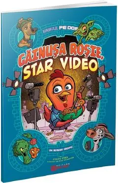 Gainusa Rosie, star video. Fabule pe dos (benzi desenate)