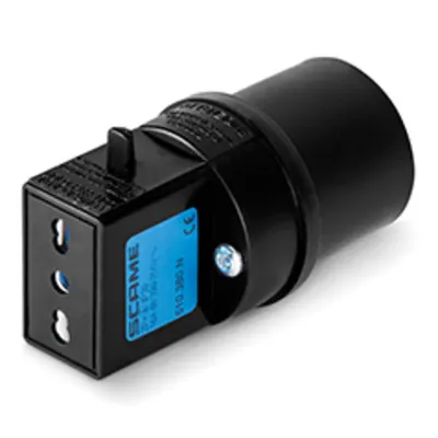 One-Way Adaptornip20 16a 2p+e 250v Italian P17/11 Biv.