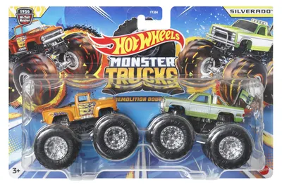 Set 2 masini - Hot Wheels - Hi-Tail Hauler si Silverado