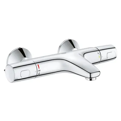 Baterie cada cu termostat Grohe 34227002, Precision Trend Mixer 1/2, montaj pe perete, cartus ceramic, limitator debit, diverter, Crom