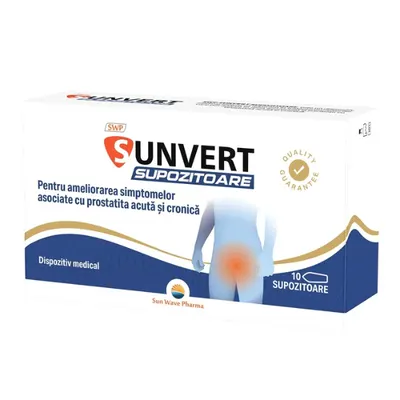 Sunvert, Sun Wave Pharma | 10 supozitoare