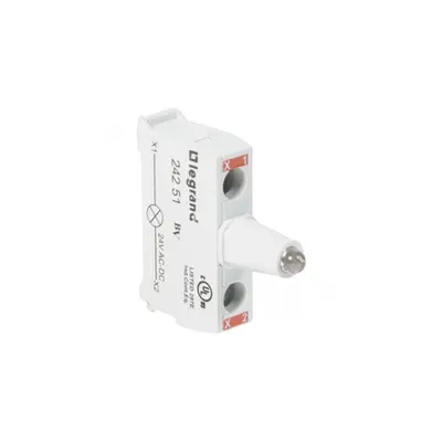 Osmoz electrical block - pentru control station illuminated - rosu - 24 V~/=