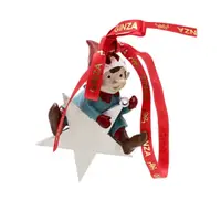 Decorațiune Ginza, Regatul de Crăciun, Royal, model Elf cu stea în brațe, 7,5 cm