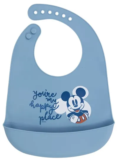 Bavetă din silicon Stor - Mickey Mouse Full Of Smiles