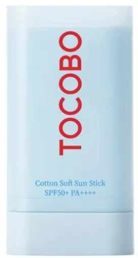 Tocobo Stick de protecție solară Cotton Soft, SPF50+, 19 g