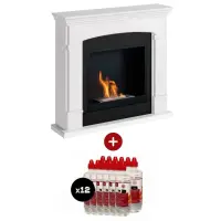 Pachet Helmi Pure White Semineu + 12L bioetanol